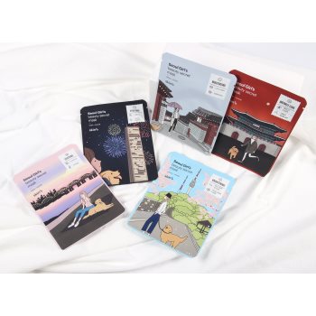 Skin79 Seoul Girl's Beauty Secret mască textilă pentru contururile faciale, cu efect de fermitate - imagine 3